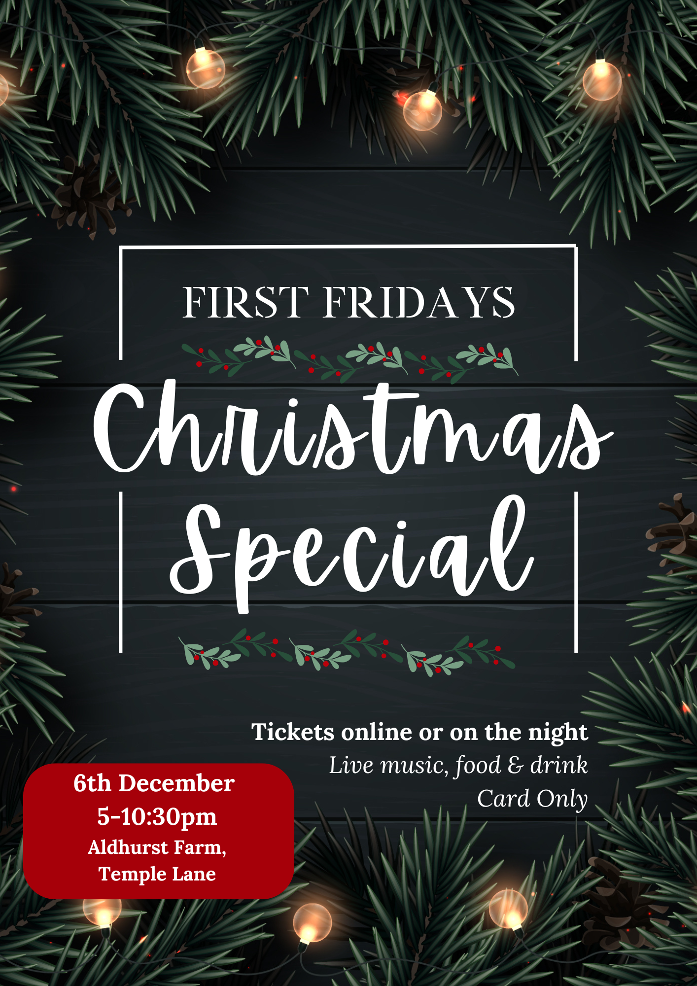 First Friday Xmas Special