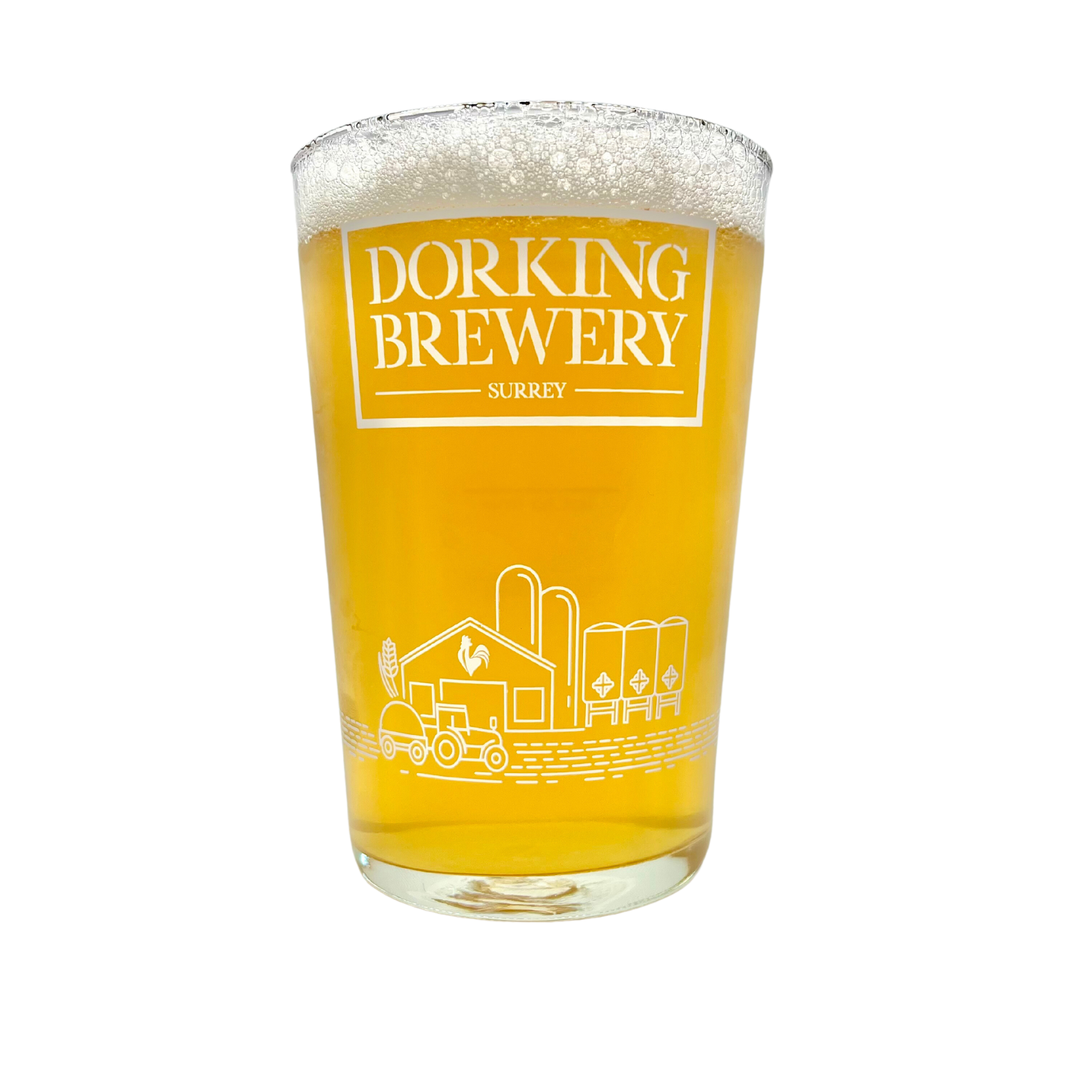 Dorking Brewery Pint Glass